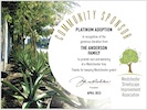 Sponsor A Tree Certificate