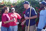 Bill Rosendahl With Volunteers
